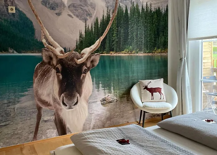 Alpakas, Lamas Und Rentiere Zum Gruenen Lantgård Grossdorf (Styria)